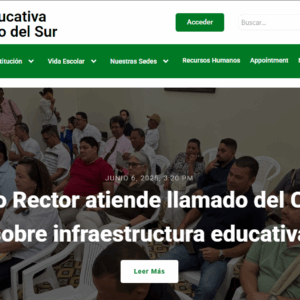 ¡Bienvenidos al nuevo sitio web de la Institución Educativa Liceo Moderno del Sur!